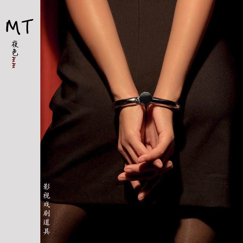手铐扣脚镣脚拷脚铐结婚金属女真玩具不锈钢铁加重厚型男影视道
