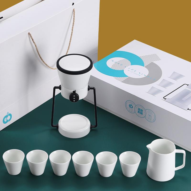 茶具套装家用自动泡茶冲茶器懒人泡茶器办公室送礼佳品创意茶具
