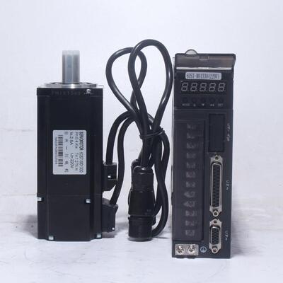 40ST-M00330 交流伺服电机+驱动器0.32N.M 100W 40机座决对值抱闸