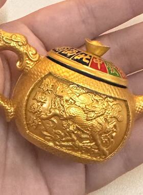 黄铜麻将麻将旋转创意装饰摆件