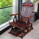 红木寮国大红酸枝摇椅躺椅交趾黄檀缅甸花梨木中式 老人阳台休闲