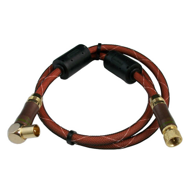 秋叶原有线电视线连接线机顶盒闭路射频高清信号有限链接rf家用tv