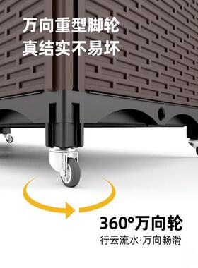 带轮子移动顶UAS楼种菜箱箱用户外种花植箱可阳台塑料花盆家组合