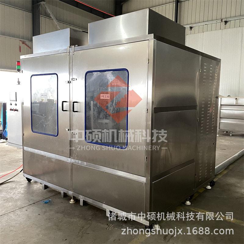 200L益母草膏桶清洗机膏滋桶大批量清洗机糖浆桶清洗设备