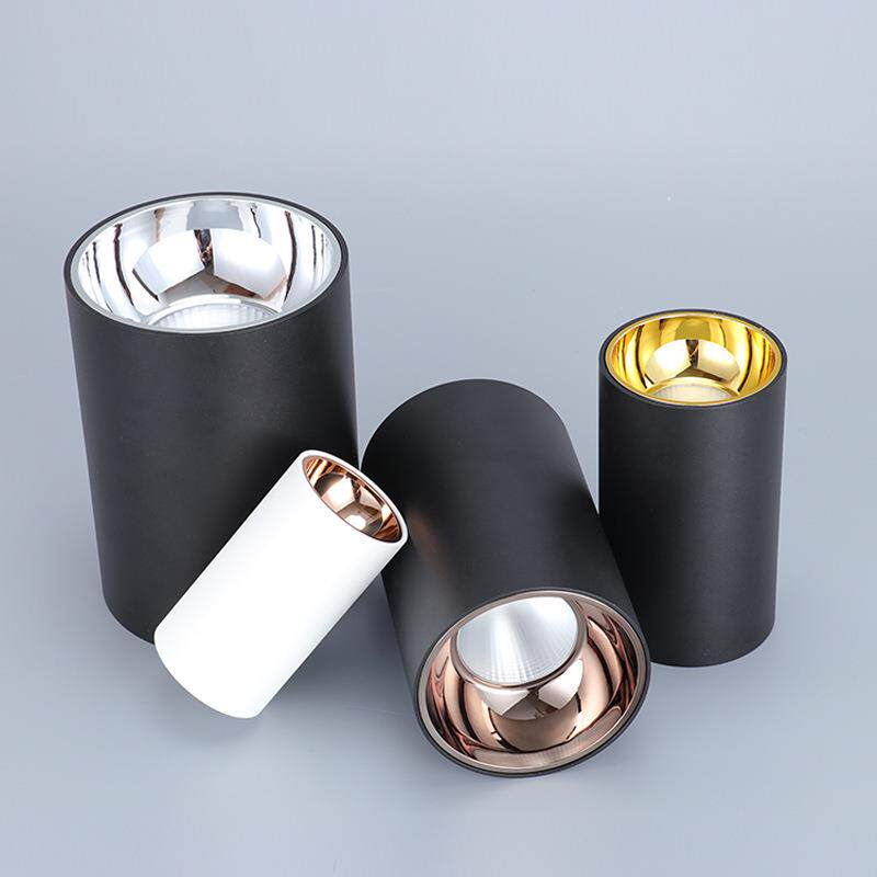 led明装筒灯免开孔吸顶射灯5w7w10w15w18w30Wcob吊线创意射灯