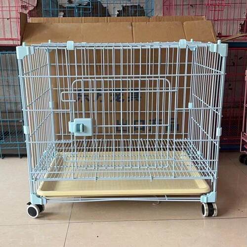 佳迪笼具加粗猫狗笼子宠物跑床纳米笼折叠中小型犬泰迪比熊雪纳瑞