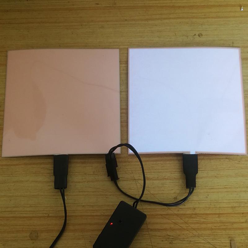 可裁剪冷光片EL发光片超薄发光板LED冷光灯片冷光板usb3V电池盒款