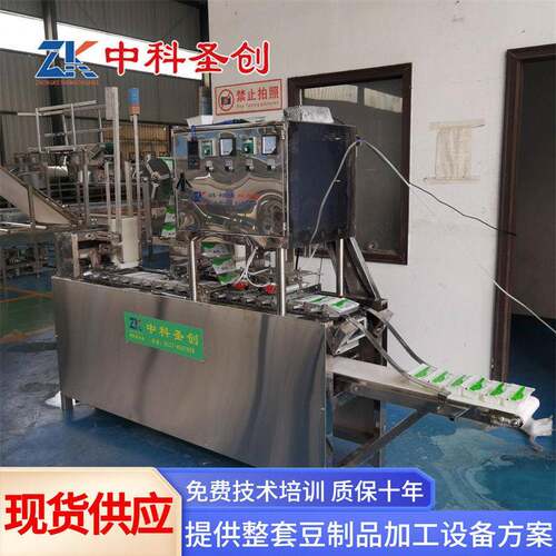 老豆腐包装机多功能内脂豆腐机中科全自动内脂豆腐设备厂
