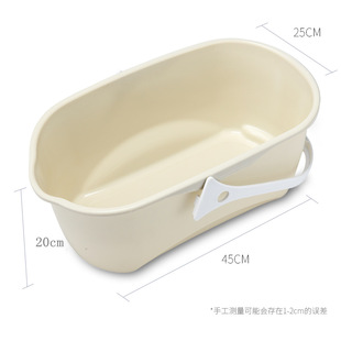 长方形搓洗拖把桶家用胶棉拖把筒平板拖布清洗筒手提清洁水桶商场