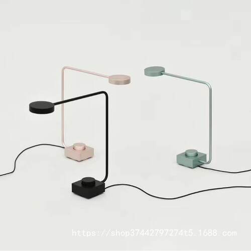 北欧设计师极简卧室床头书房阅读办公室工作t台灯护眼学习专用LED