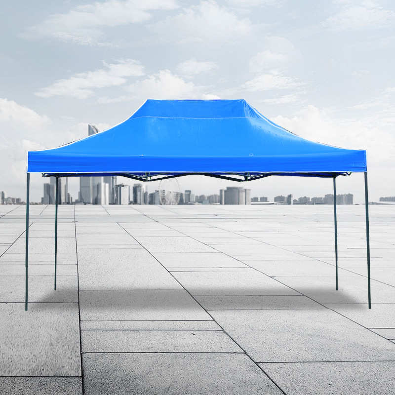 批发3*4.5帐广告篷 双顶四角户外广告展览帐篷 logo图案太阳伞蓬