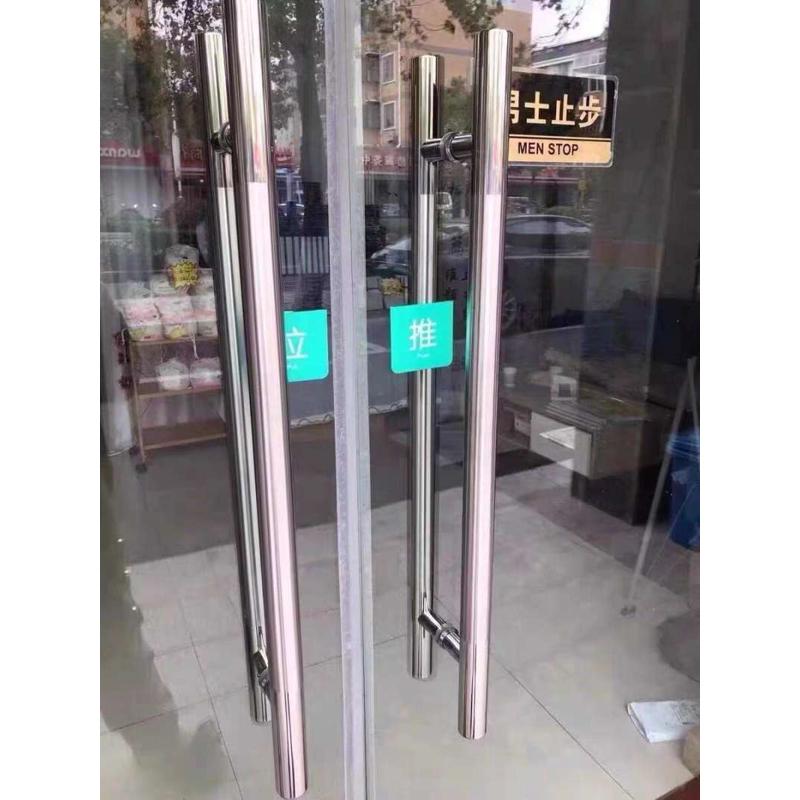玻璃门拉手门把手加厚不锈钢拉手木门扶手钢化玻璃门无框门大拉手