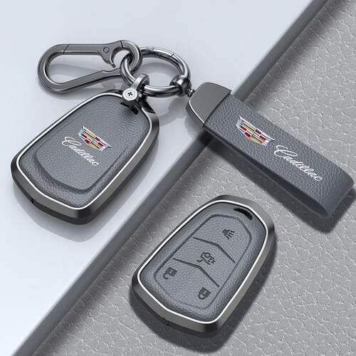 适用凯迪拉克ATSL钥匙套ct5/xt5/xt4/ct6/xts/xt6汽车包金属壳扣