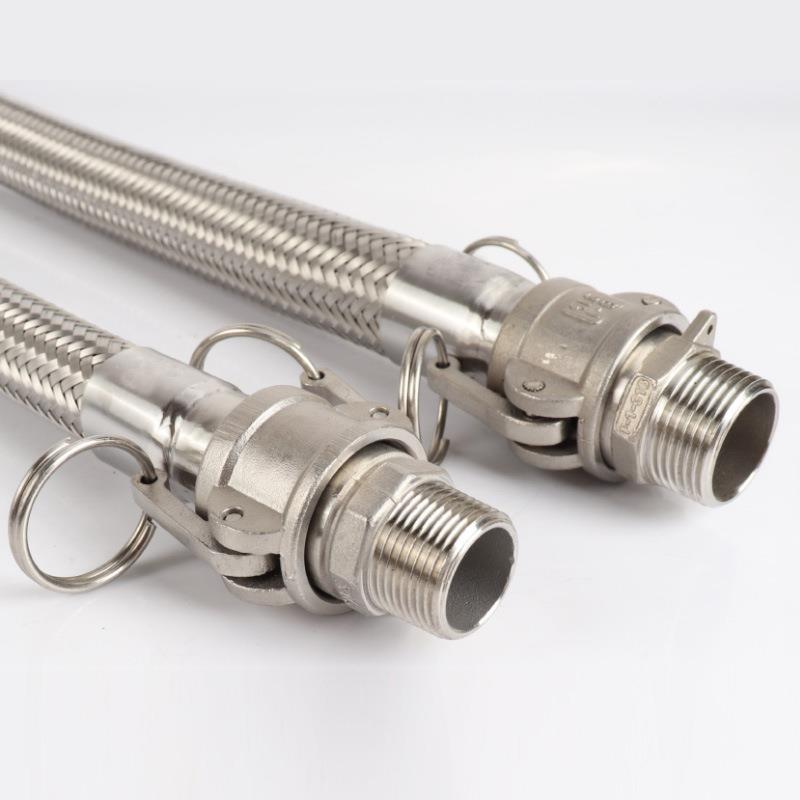 304不锈钢法兰波纹管金属软管DN15 20 25 50 100活动法兰连接