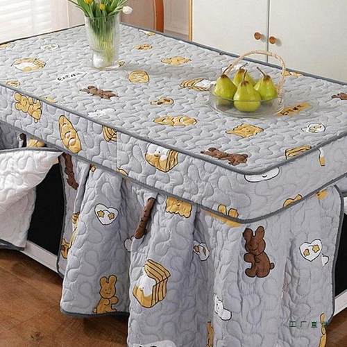 烤火桌子AZC桌罩套电炉长方形子被烤火炉罩保季护取暖天冬桌布烤