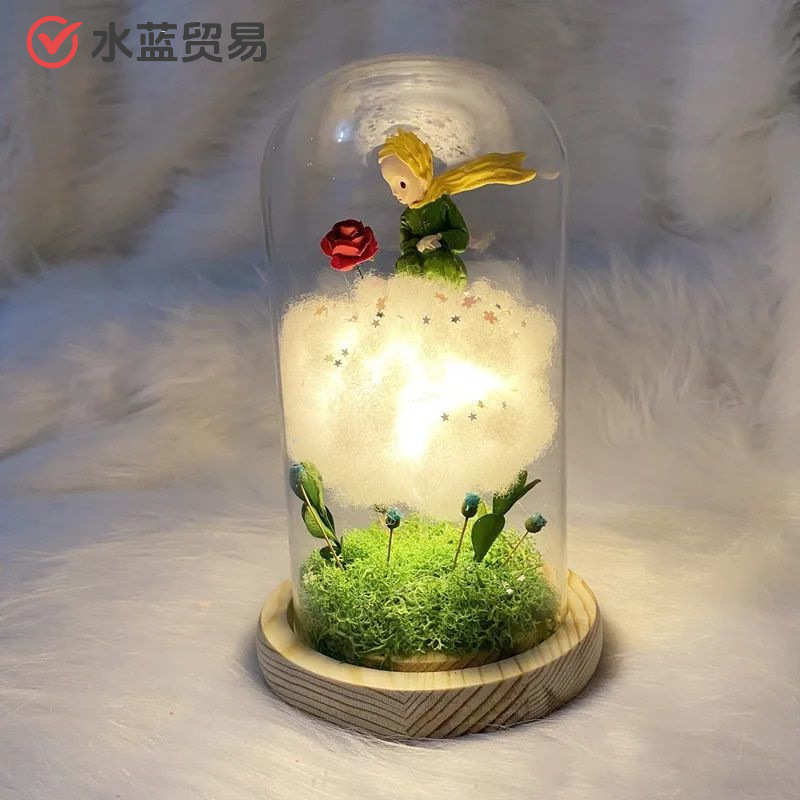 DIY创意蘑菇小夜灯儿童手作宿舍桌面摆件氛围灯手工灯