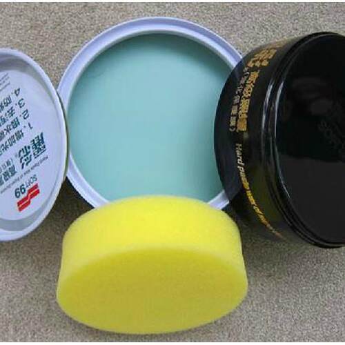 SOFT99丽彩 黑蜡 硬蜡 强 力去 污蜡 车蜡 黑色车专 用 深色车