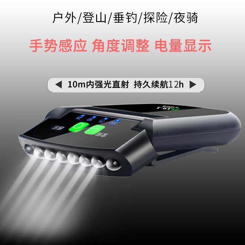 LED感应灯头钓鱼充电强光钓鱼灯