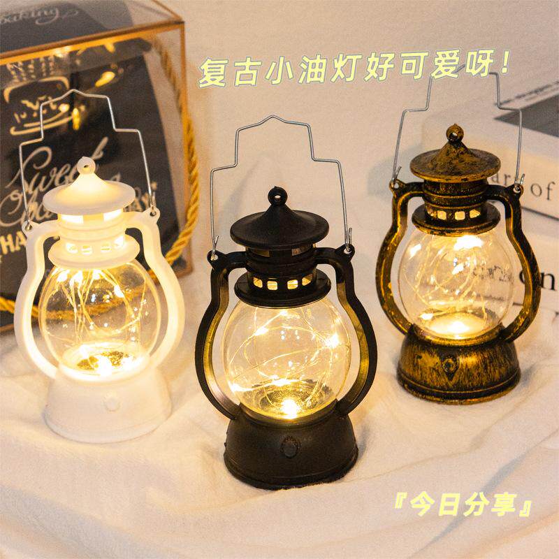 LED复古油灯电子蜡烛圣诞礼品