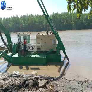 水KGSW-100王挖船 用水陆两绞吸船清淤设备 水王泥水下抽淤船铲疏