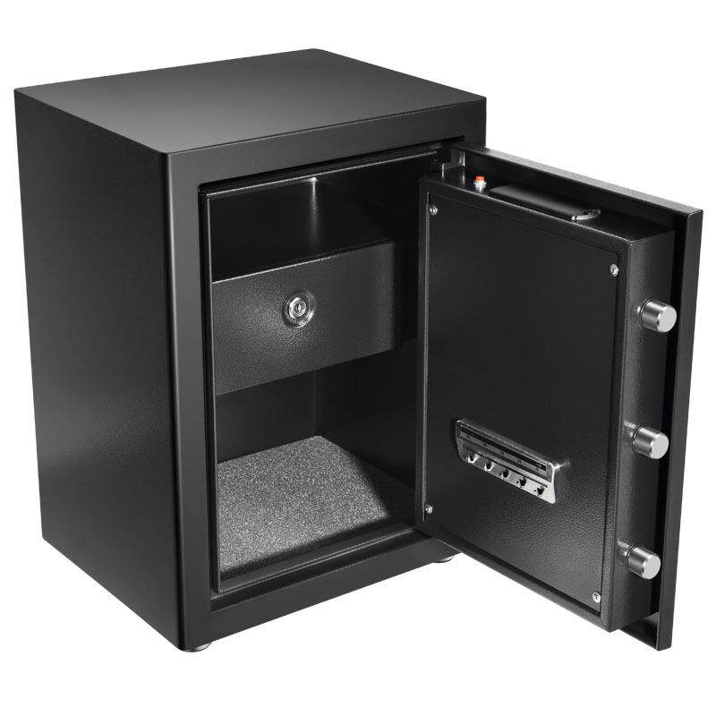 安锁保险柜家用办公指纹密码20/25/30/40/45/50/60CM小型保险箱