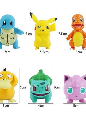 Pokemon Anime Action Figures Pikachu Toys Model Charmander P