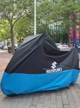 适用铃木GSX250R机车车罩UY125踏板摩托 托机车防晒车罩街车防雨
