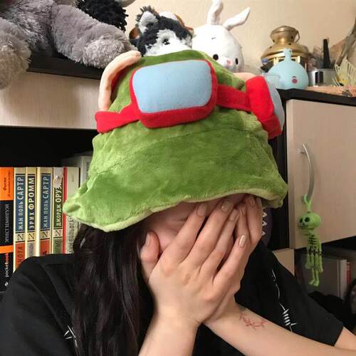 Game LOL Swift Scout Teemo Cosplay Hat 英雄联盟提莫帽子