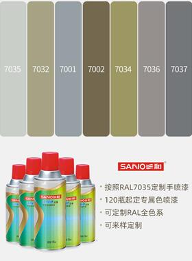 三和喷漆RAL7016煤灰色 ral7035浅灰色7032/9003信号白色自动喷漆