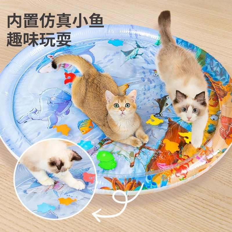 猫咪水床宠物拍拍垫注水冰垫夏日猫窝犬窝大尺寸冰窝防抓冰垫玩具
