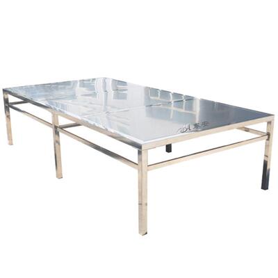 东安SWT-622长条形会议台工作台不锈钢班组台大桌面另配监盘椅