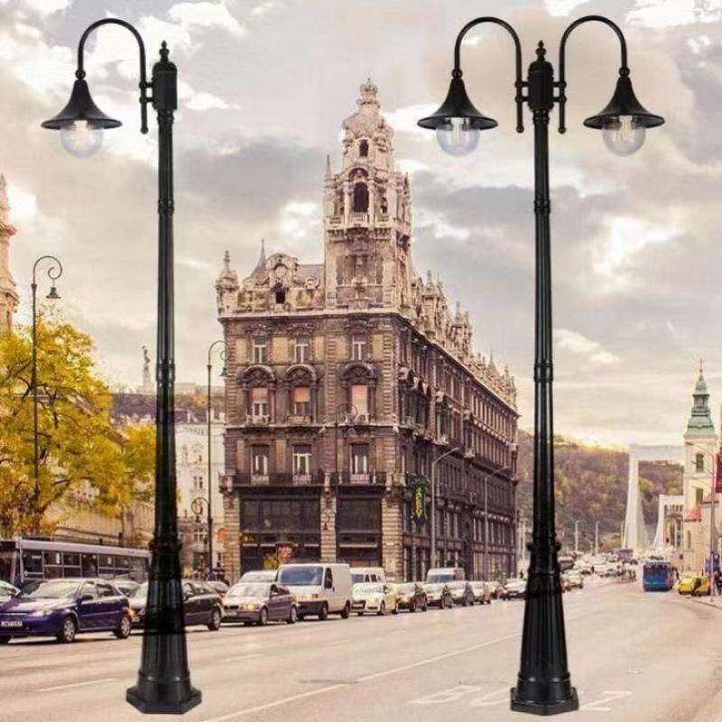 led庭院灯路灯防水景观灯户外3米欧式高杆灯室外草坪灯新农村道路