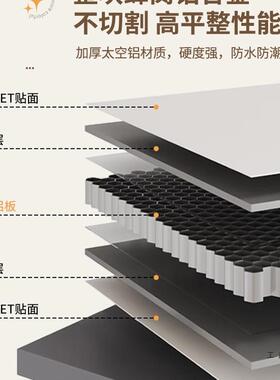 蜂窝铝合金吊柜墙壁厨房物移玻柜璃调料KIQ挂柜阳台卫生门间收纳