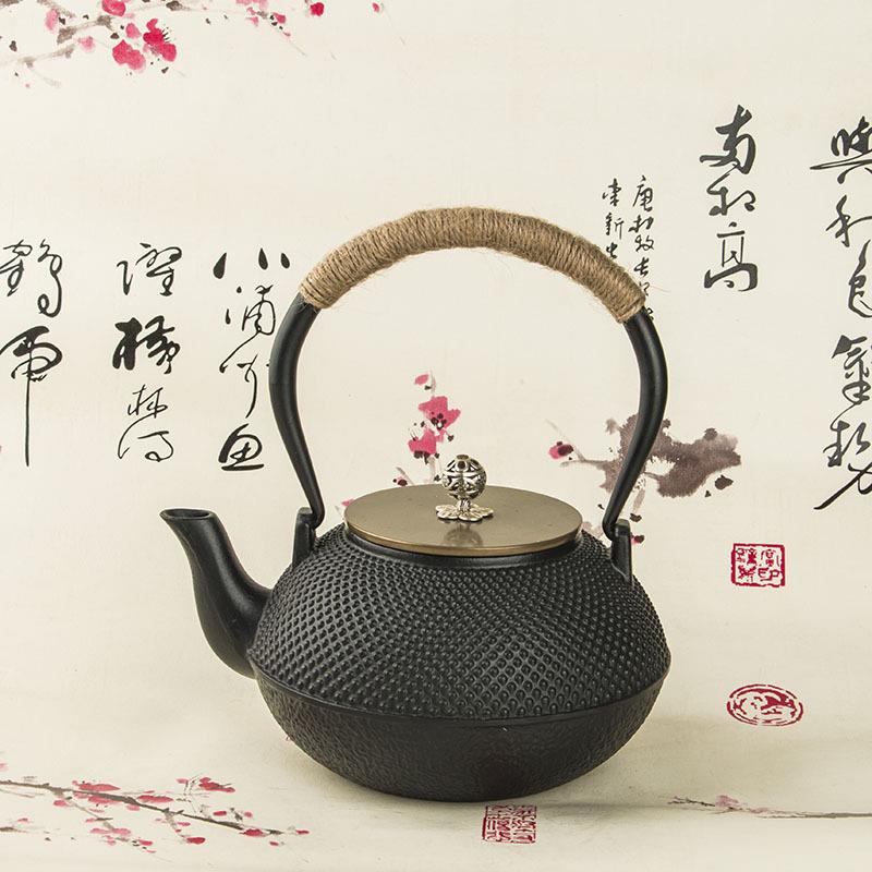 厂家直销瑞寿堂铸铁茶壶纯手工无茶壶