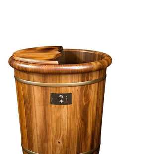 泡脚桶木桶过小腿家用实木足浴桶木质洗脚盆木盆养生洗脚保温按摩