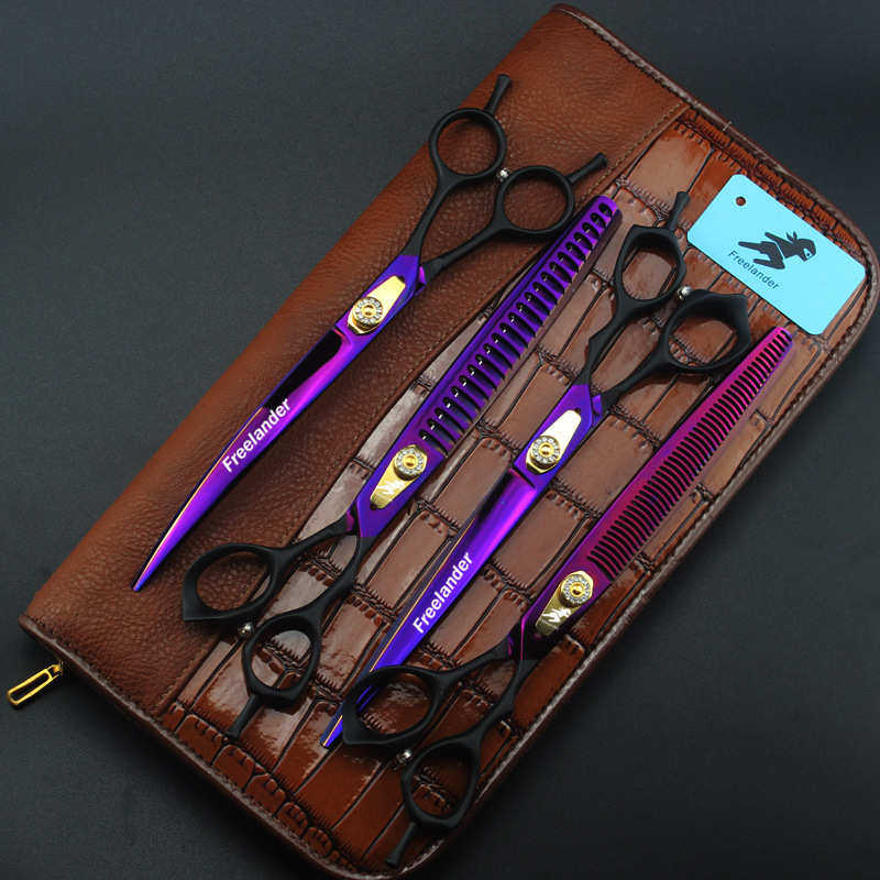 美容师装行者高档4鱼骨牙0直专用 美容神8剪宠物专业.紫色寸把剪,宠物/宠物食品及用品,美容剪,淘宝优惠券,粉丝福利购,淘宝优惠卷