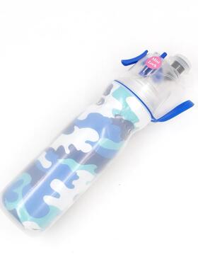 爆款骑行保冷喷雾水壶户外健身喷雾O2水杯cool