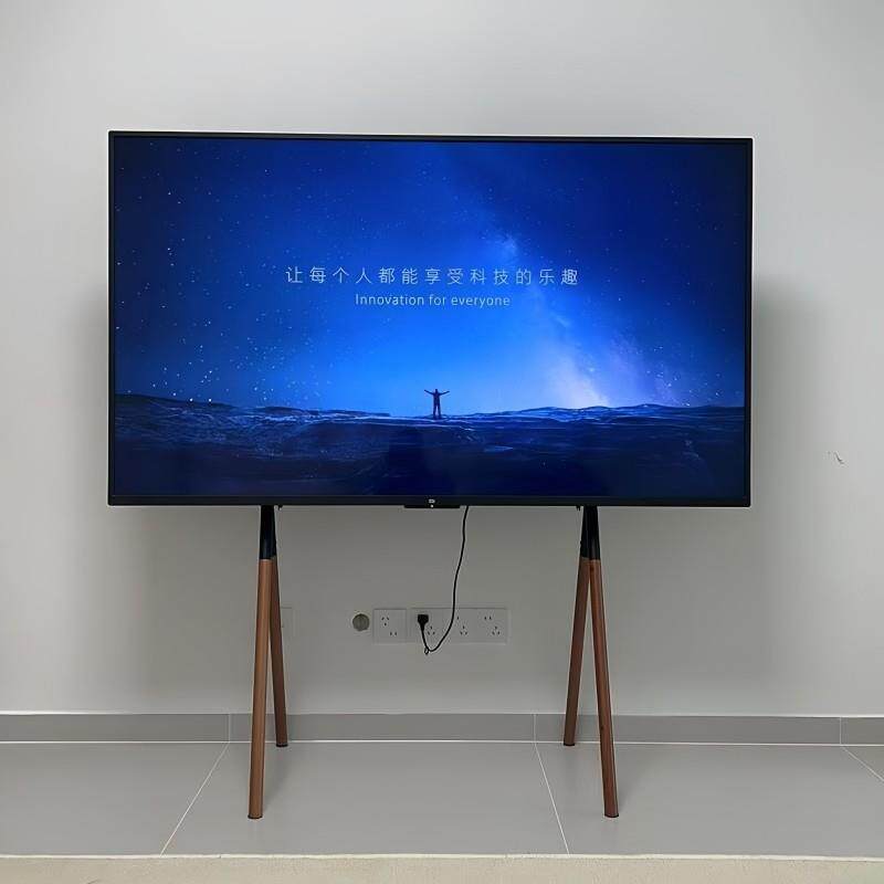 客厅电视落地式支架简约电视架可移动挂架55寸65寸75寸架子电视柜