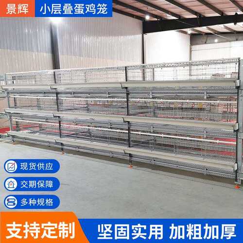 小层叠蛋鸡笼阶梯式养殖场三层四层备育雏笼立体养殖机械