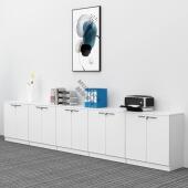 办公具家档案柜书柜矮柜办公子资料柜柜茶水柜木质A 898552办公文