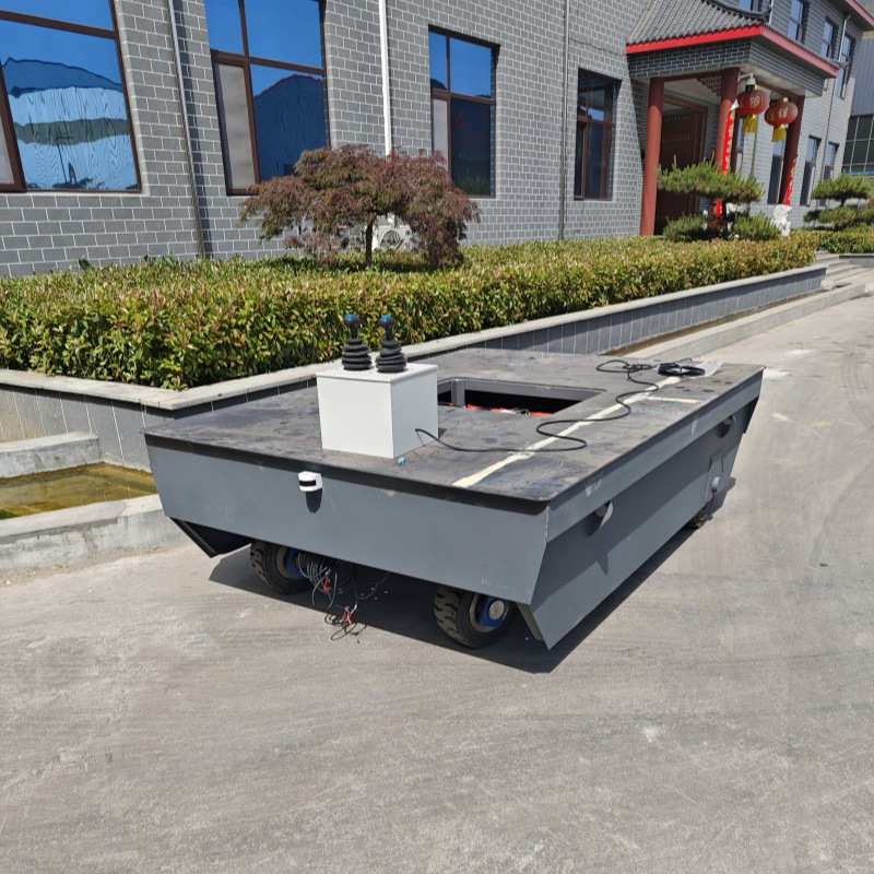 地平车30吨电动无轨万向移动电动平板车10吨5吨货物搬运电动平车