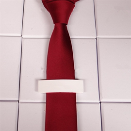 CK领带酒红色7CM5CM学生帅气韩版英伦风休闲结婚工作真丝领带