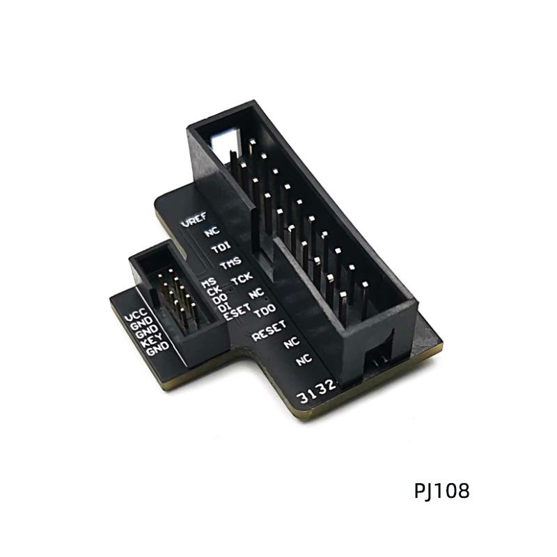1.27mm JTAG转接板标准20针2.54mm转10针1.27mm支持JLINK/SWD