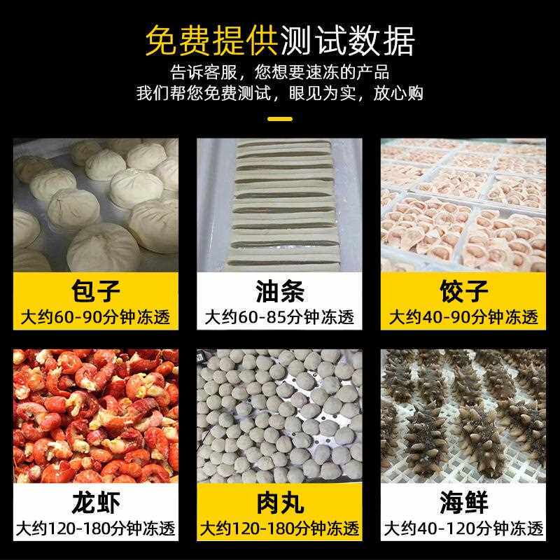 速海冷柜商冻用零下4冻5度80度急冻插盘冰箱包子饺子参速机