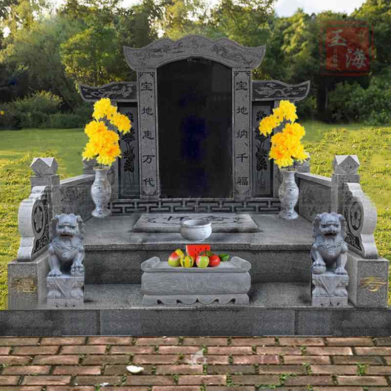 天然石香炉汉白玉大理石花岗岩石雕墓地祭祀供奉石头香炉花瓶狮子