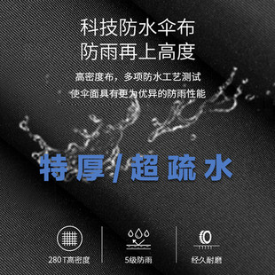 加固男士 长柄新款 专用人直柄大暴雨雨伞三双定制防风自动商务特大