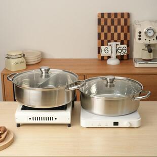 304 right angle hotpot induction cooker Doubleflavor hot pot