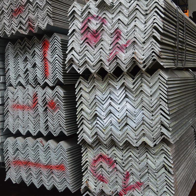 佛山直供镀锌角钢Q235不等边角铁电力支架角铁冲孔焊接可加工定