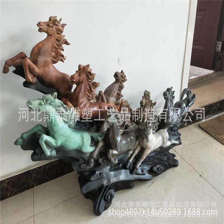 青铜马铸雕塑摆件 公园景观人物铜雕塑工艺品 厂家专业铸造动物
