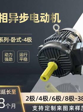YE3高效三相异步电动机YE3160M-4-11W全铜电机YE3国标全新大功率